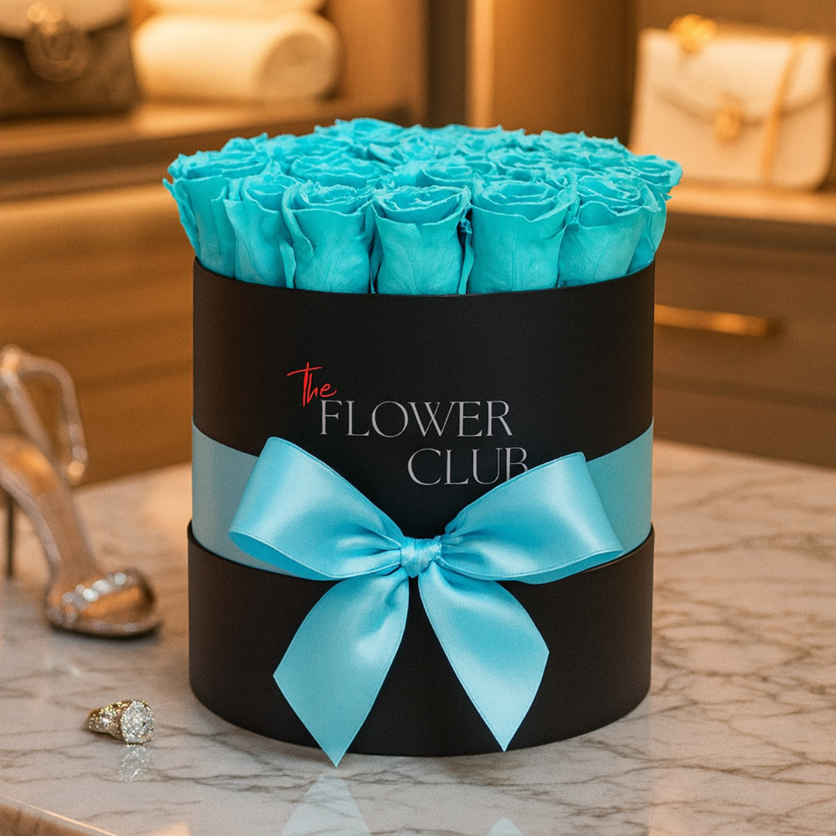 Turquesa Preserved Roses Box