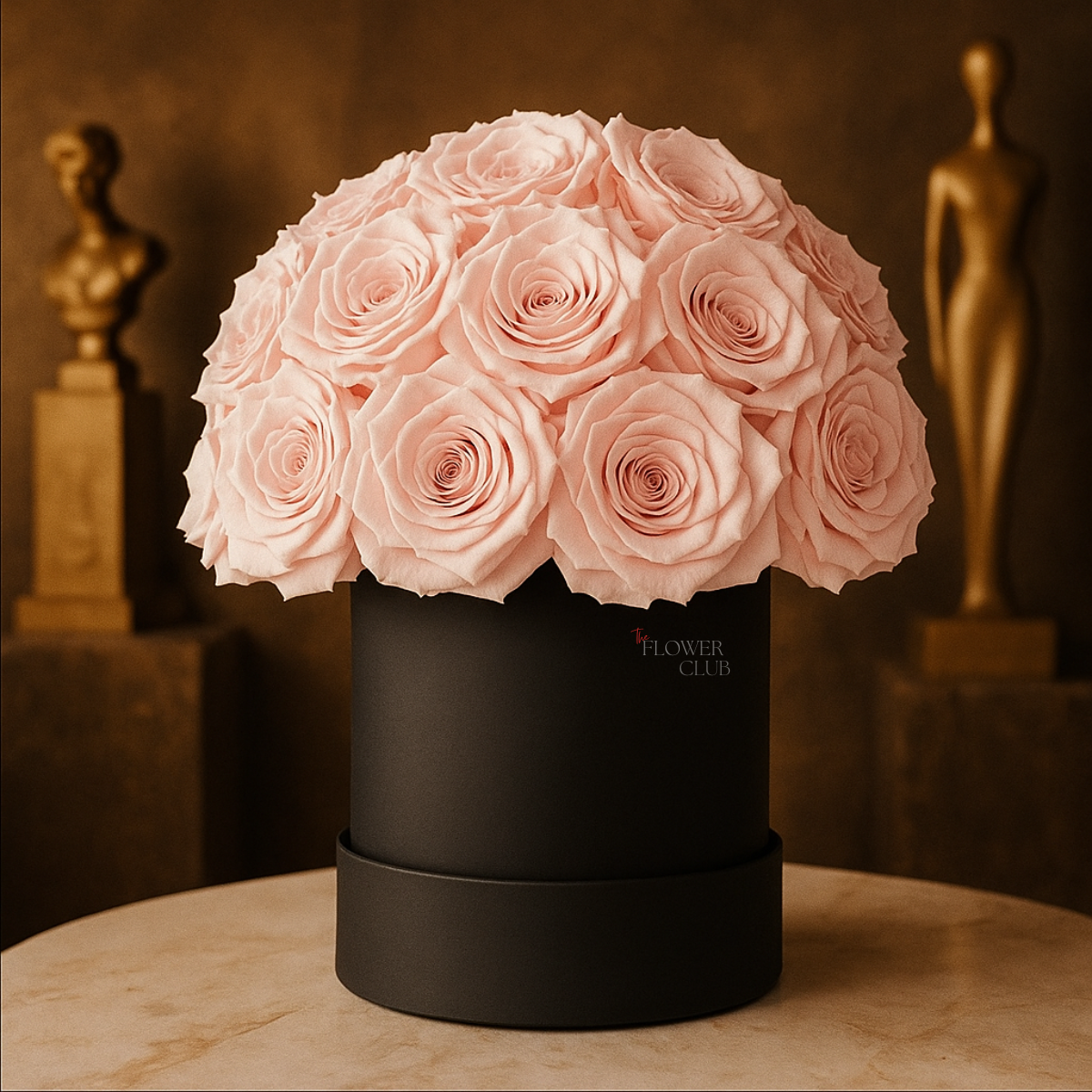 Esfera Rosas Rosa Preservadas