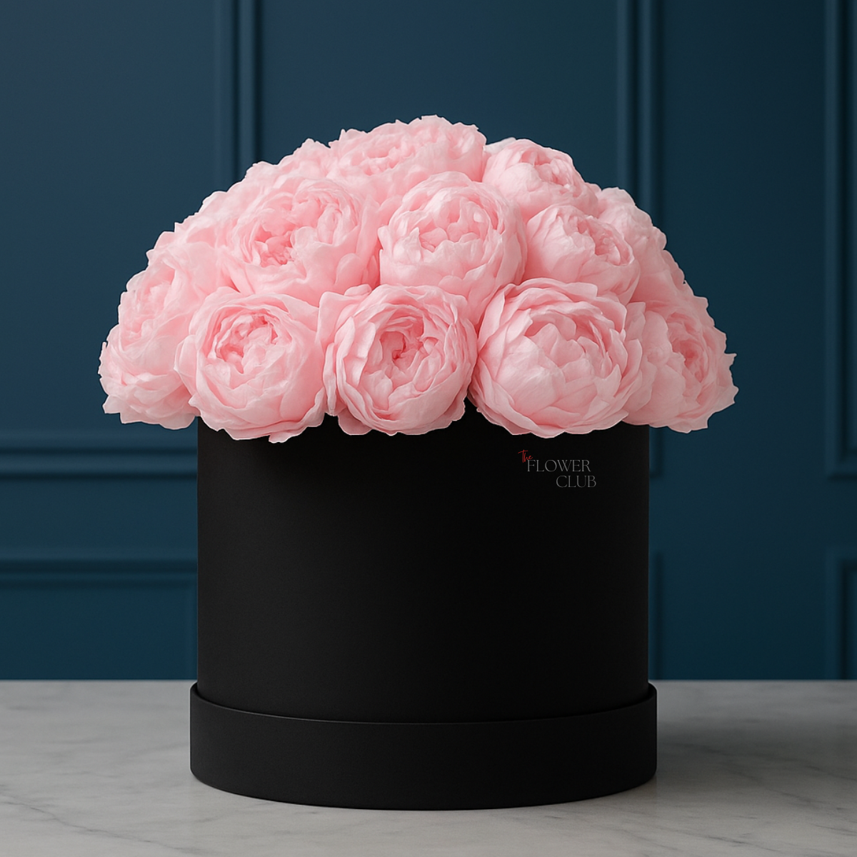 Esfera de Peonias Preservadas Rosa