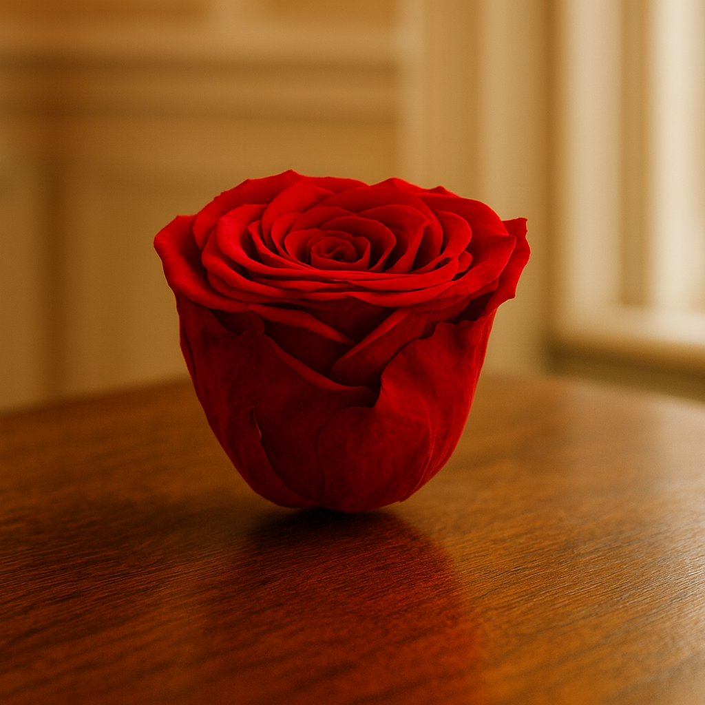Single Red Preserved Rose