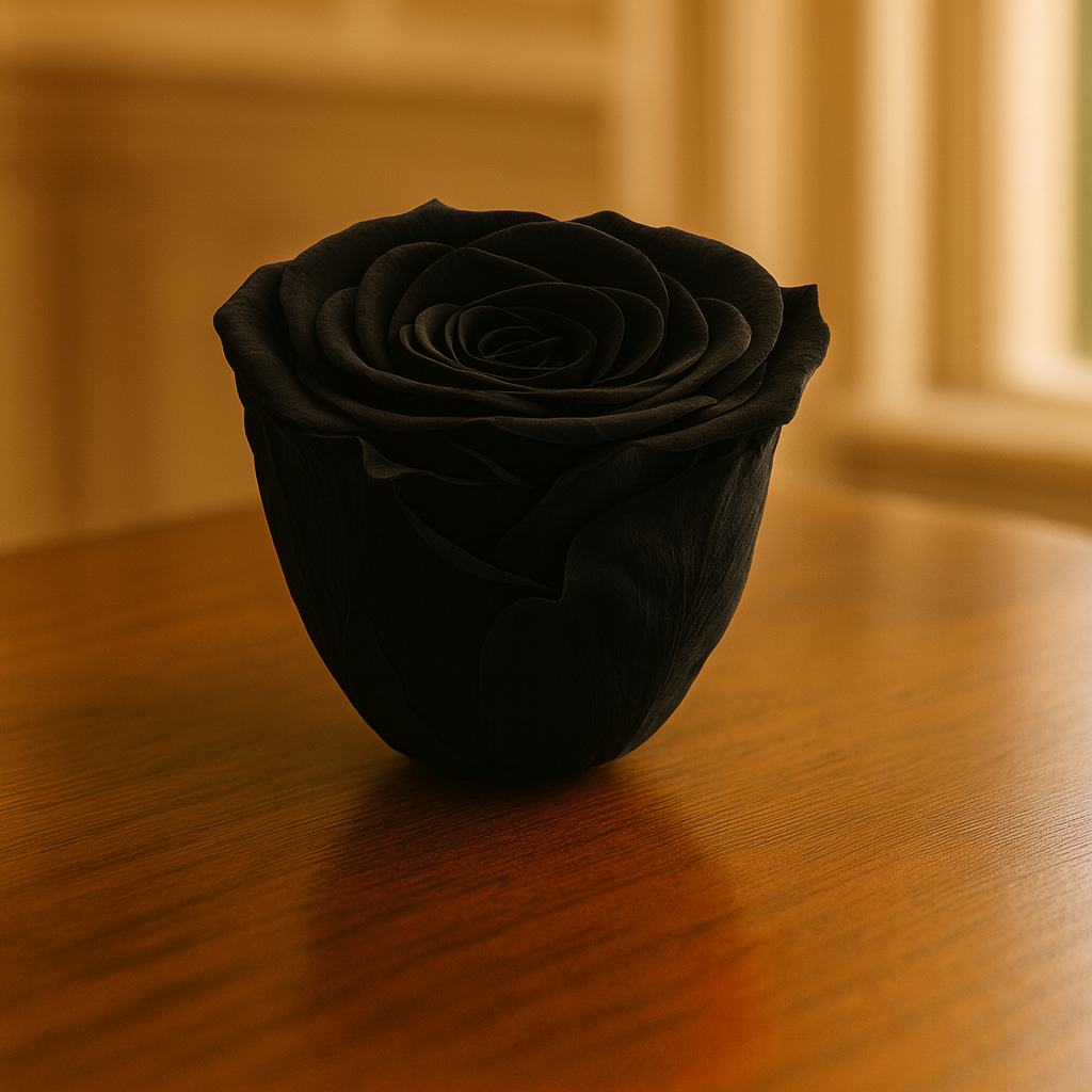 Black Preserved Rose