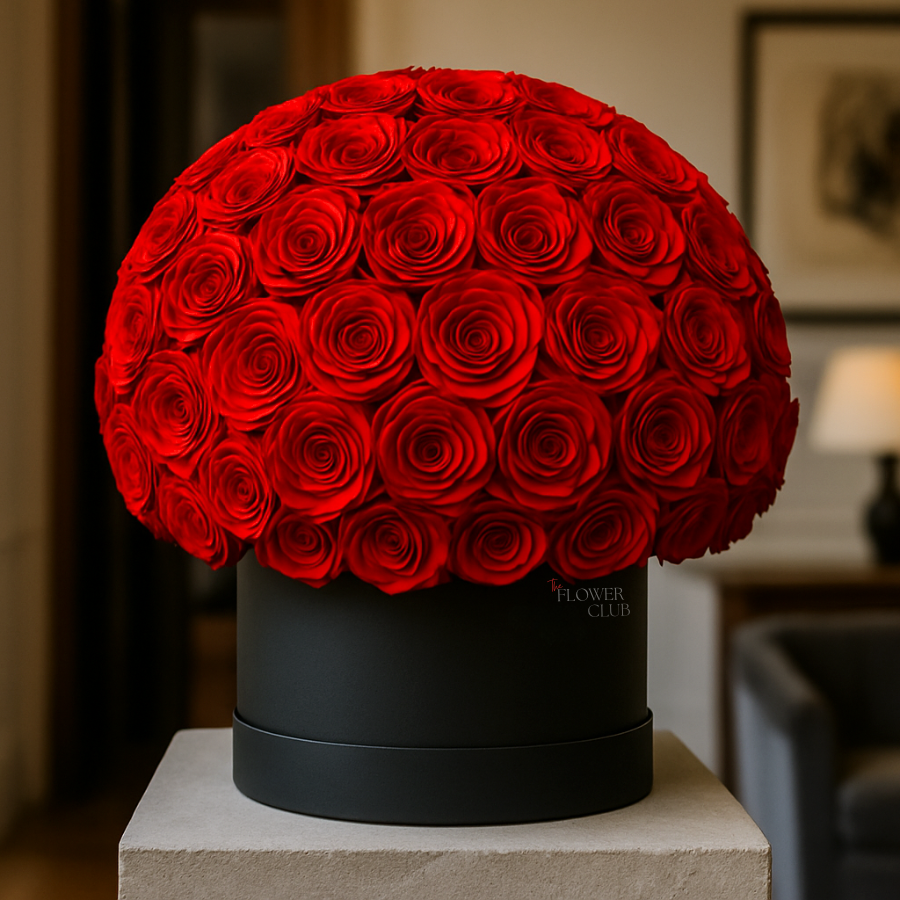 Domo Premium Rosas Rojas