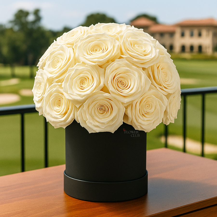 Esfera de Rosas Blancas Premium
